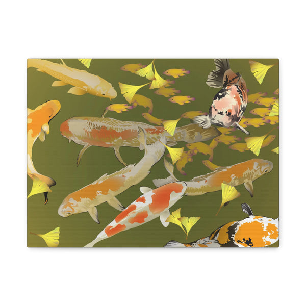 Koi Canvas Gallery Wraps