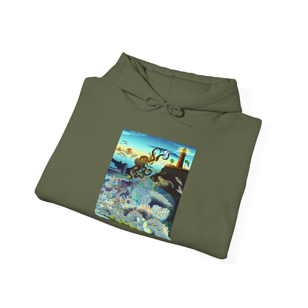 Above and Below Unisex Heavy Blend™ Hooded Sweatshirt