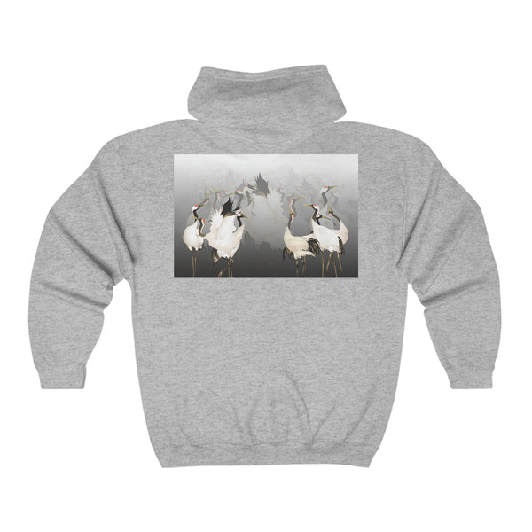 Lucky Cranes Unisex Heavy Blend™ Full Zip Hooded Sweatshirt
