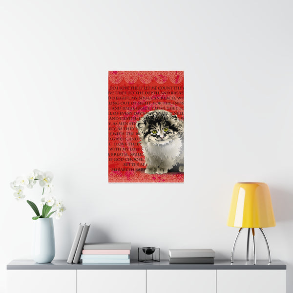 Pallas Cat Love Premium Matte vertical posters