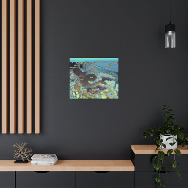 Sea Snake Canvas Gallery Wraps