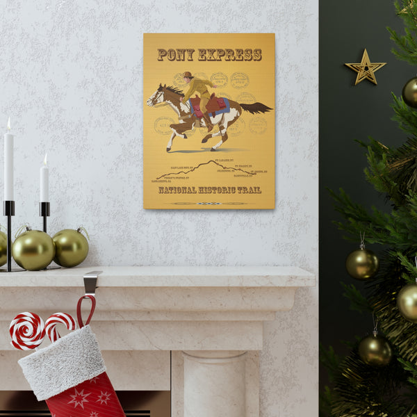Pony Express Canvas Gallery Wraps