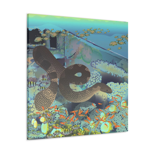 Sea Snake Canvas Gallery Wraps