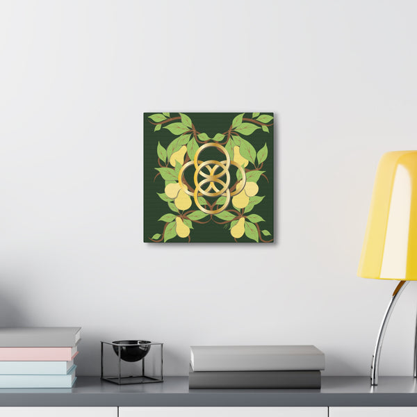 Five Golden Rings of Christmas  Canvas Gallery Wraps