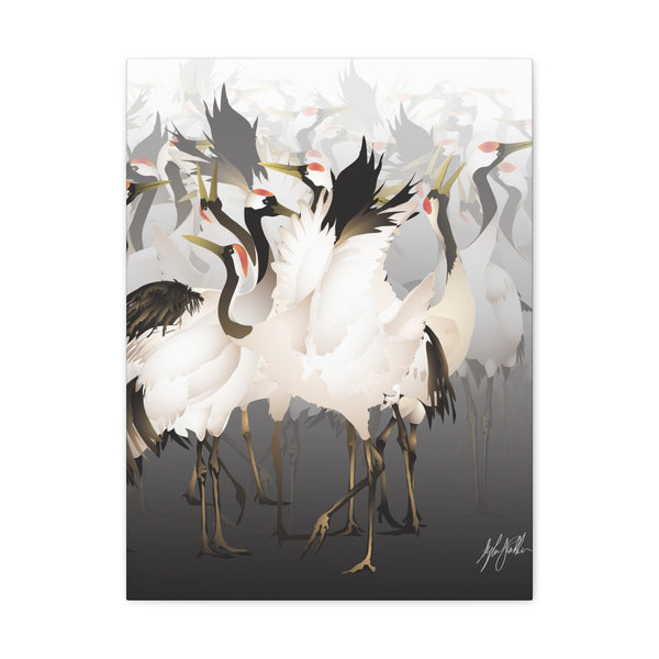 Lucky Cranes Canvas Gallery Wraps