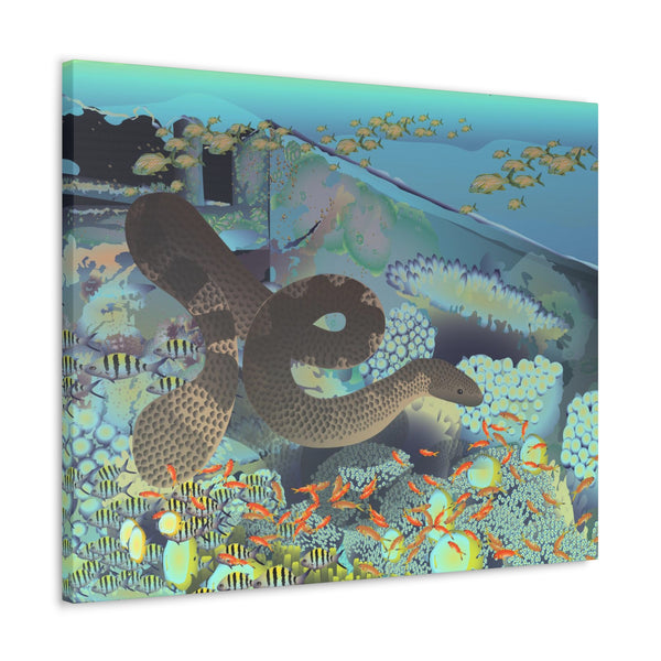 Sea Snake Canvas Gallery Wraps