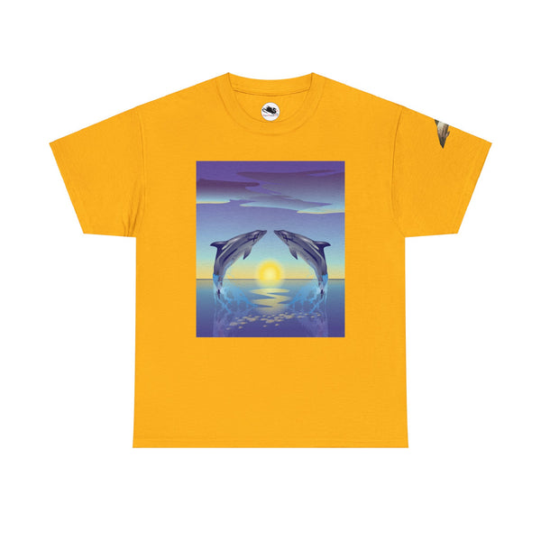 Dolphin Love Unisex Heavy Cotton Tee