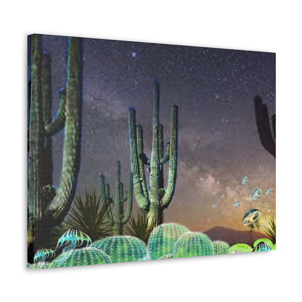 Cactus Glow Gallery Wraps