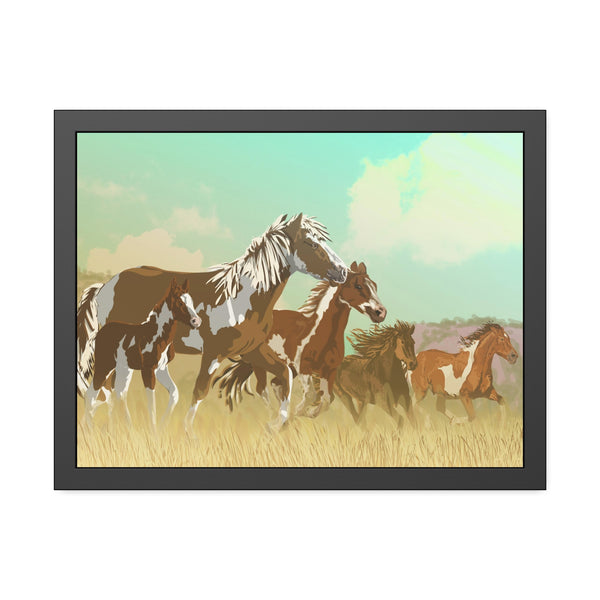 Mustangs Framed Paper Posters