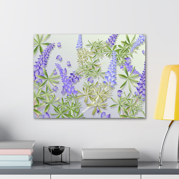 Blue Bonnet Lupins Gallery Wraps