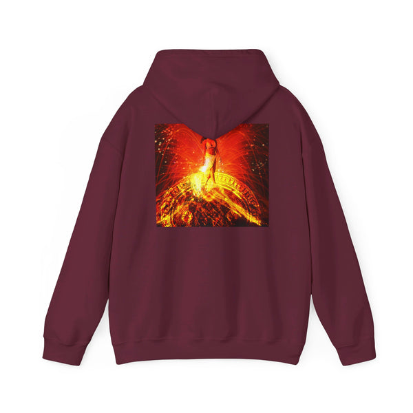 Madam Pele, Volcano Goddess Unisex Heavy Blend™ Hooded Sweatshirt