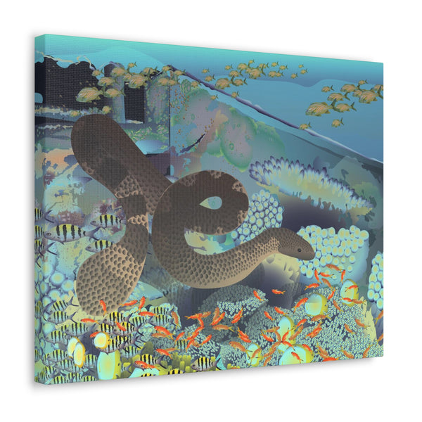 Sea Snake Canvas Gallery Wraps