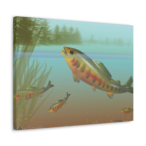 Golden Trout Canvas Gallery Wraps