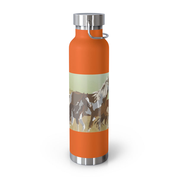 Mustangs Copper Vacuum Insulated Bottle, 22oz
