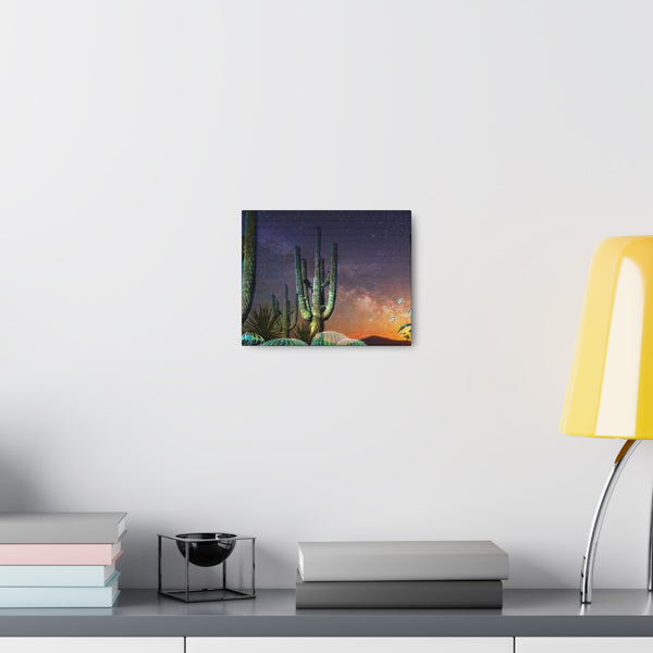 Cactus Glow Canvas Gallery Wraps