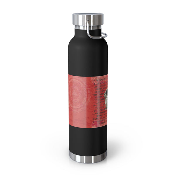 Love Cat Copper Vacuum Insulated Bottle, 22oz