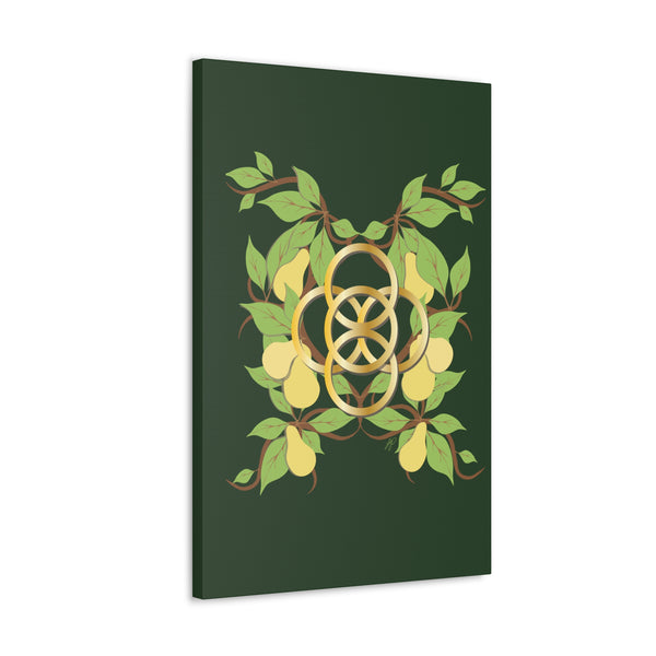 Five Golden Rings of Christmas  Canvas Gallery Wraps