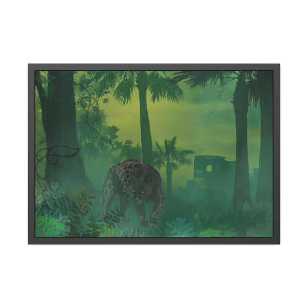 Jungle Panther Framed Paper Posters