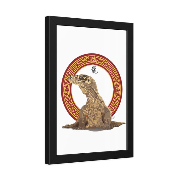 Komodo Dragon Framed Paper Posters