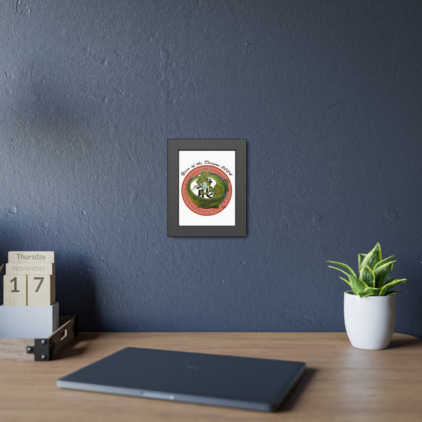 Lunar Dragon Framed Paper Posters