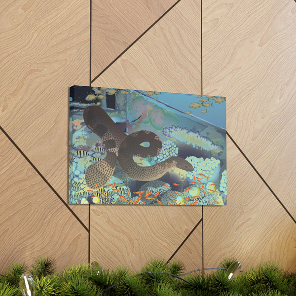 Sea Snake Canvas Gallery Wraps