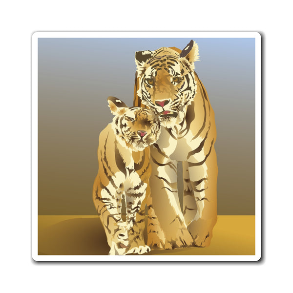 Tiger Love Magnet