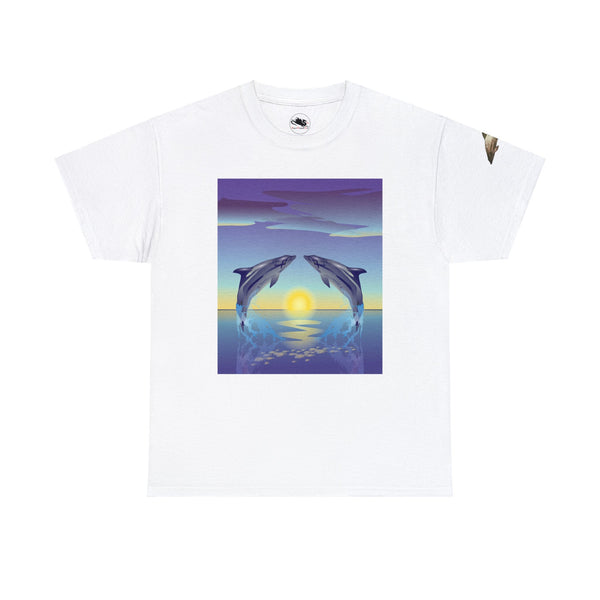 Dolphin Love Unisex Heavy Cotton Tee