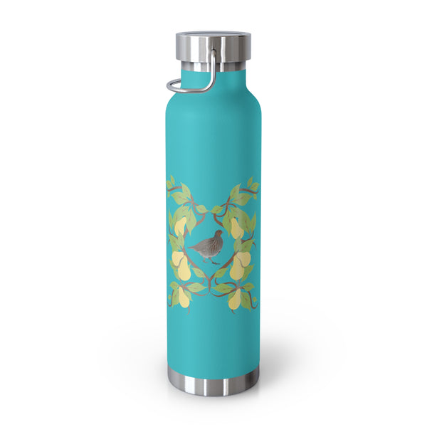 Partridge N Pear Copper Vacuum Insulated Bottle, 22oz