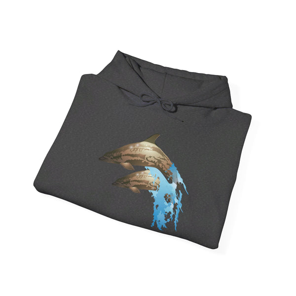 Dolphin Love Unisex Heavy Blend™ Hooded Sweatshirt