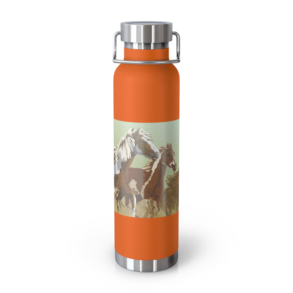 Mustangs Copper Vacuum Insulated Bottle, 22oz