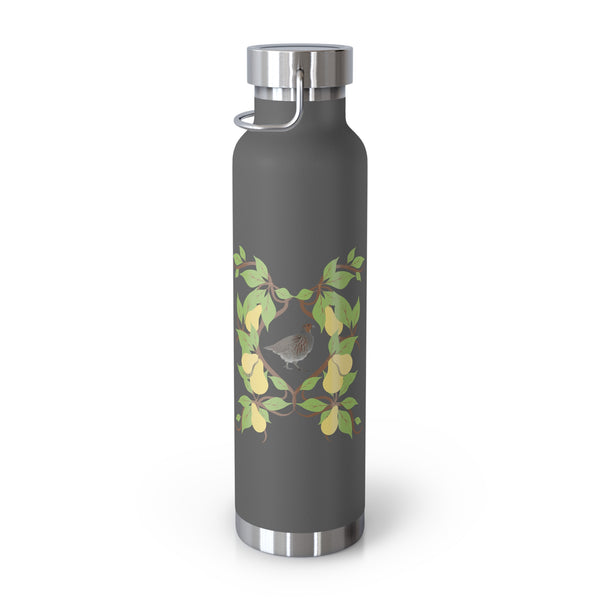 Partridge N Pear Copper Vacuum Insulated Bottle, 22oz