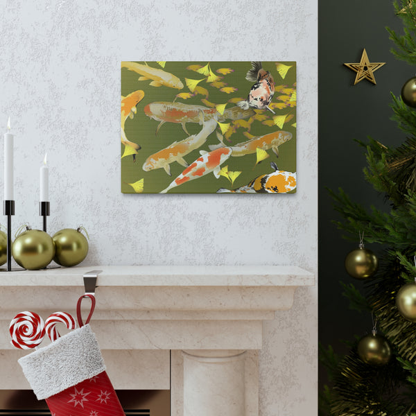 Koi Canvas Gallery Wraps