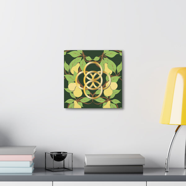 Five Golden Rings of Christmas  Canvas Gallery Wraps