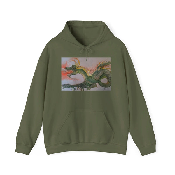 Doodle Dragon Unisex Heavy Blend™ Hooded Sweatshirt