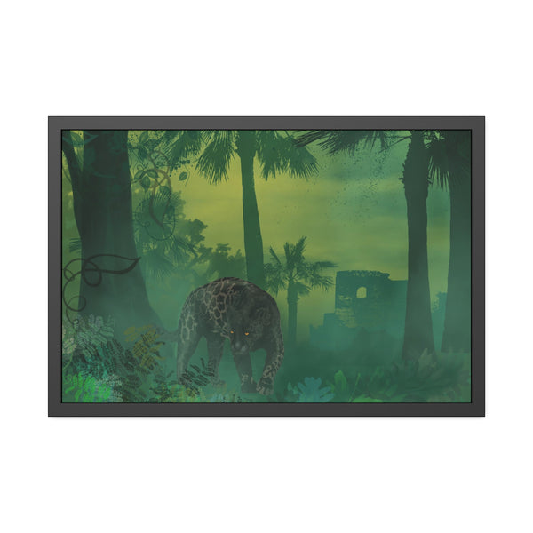 Jungle Panther Framed Paper Posters