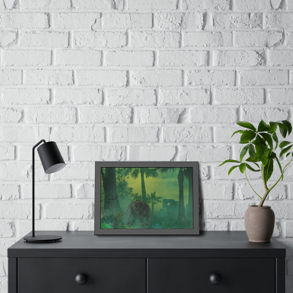 Jungle Panther Framed Paper Posters