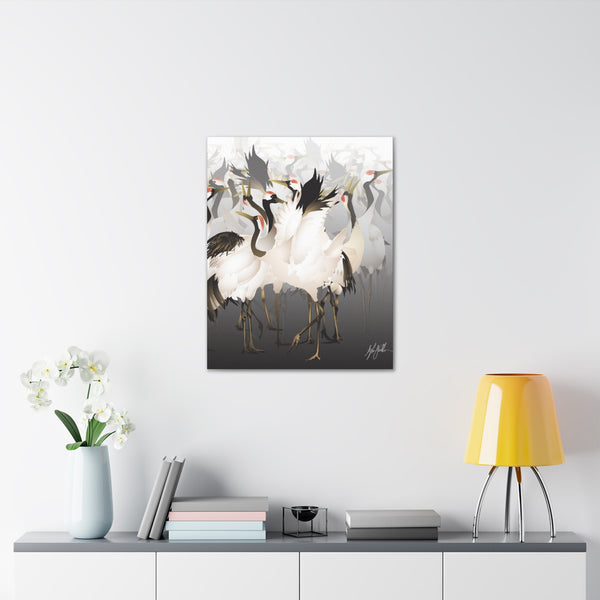 Lucky Cranes Canvas Gallery Wraps