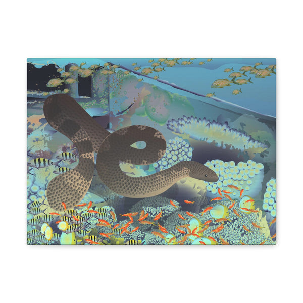 Sea Snake Canvas Gallery Wraps