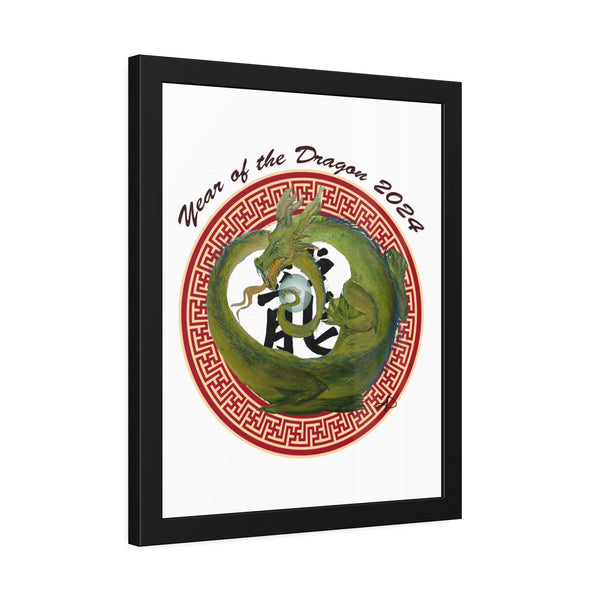 Lunar Dragon Framed Paper Posters