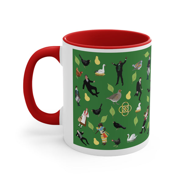 12 Days of Christmas Accent Coffee Mug, 11oz