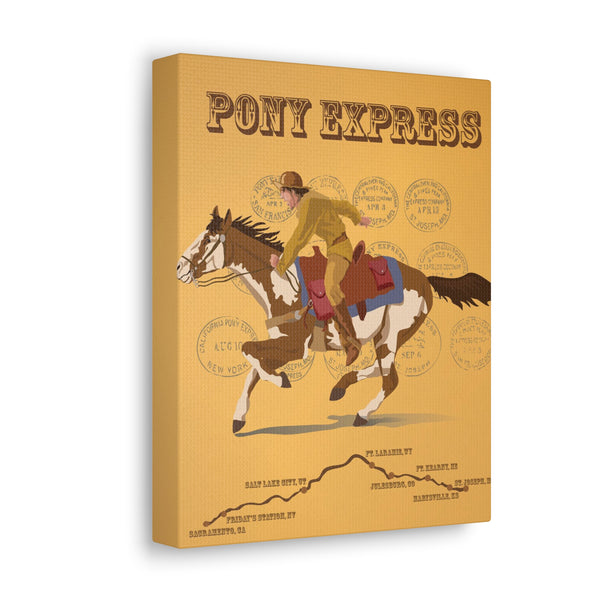 Pony Express Canvas Gallery Wraps