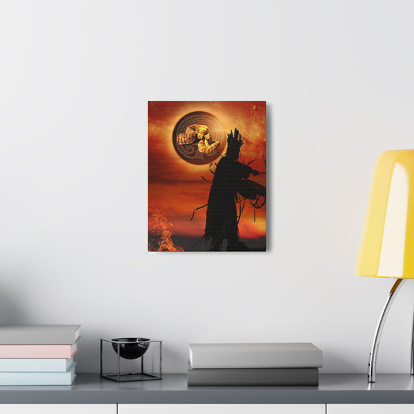 Snake Shaman Canvas Gallery Wraps