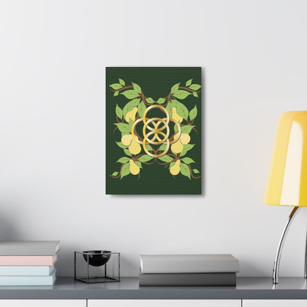 Five Golden Rings of Christmas  Canvas Gallery Wraps