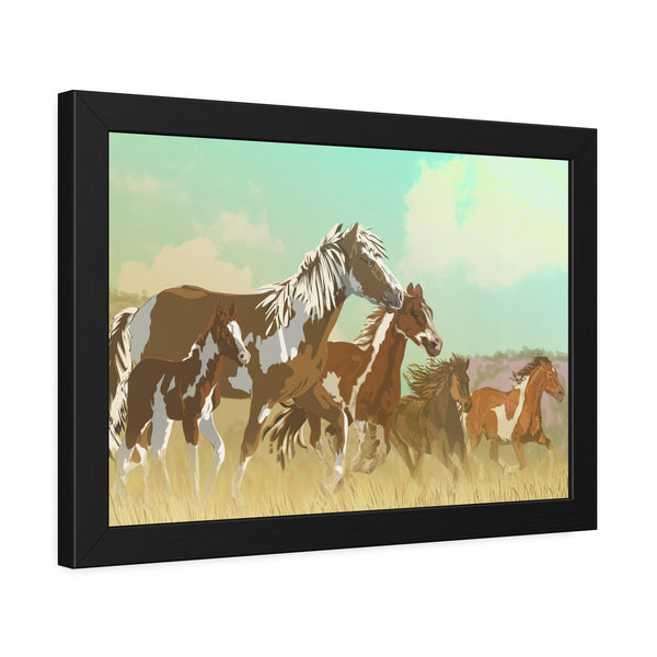 Mustangs Framed Paper Posters