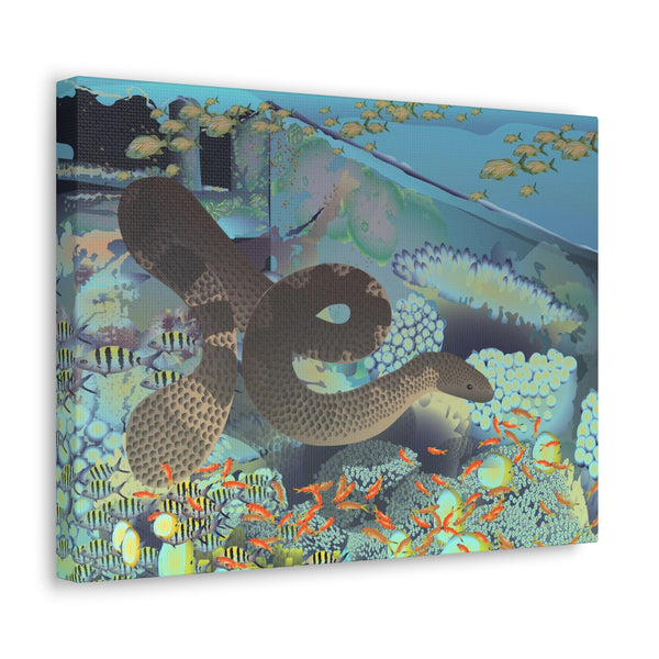 Sea Snake Canvas Gallery Wraps