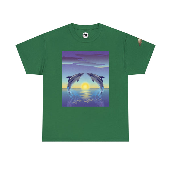 Dolphin Love Unisex Heavy Cotton Tee