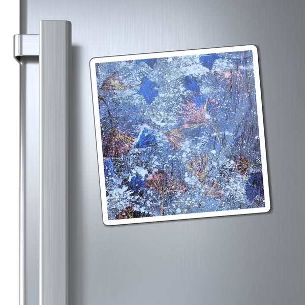 Gingko Leaves in Frost Magnet