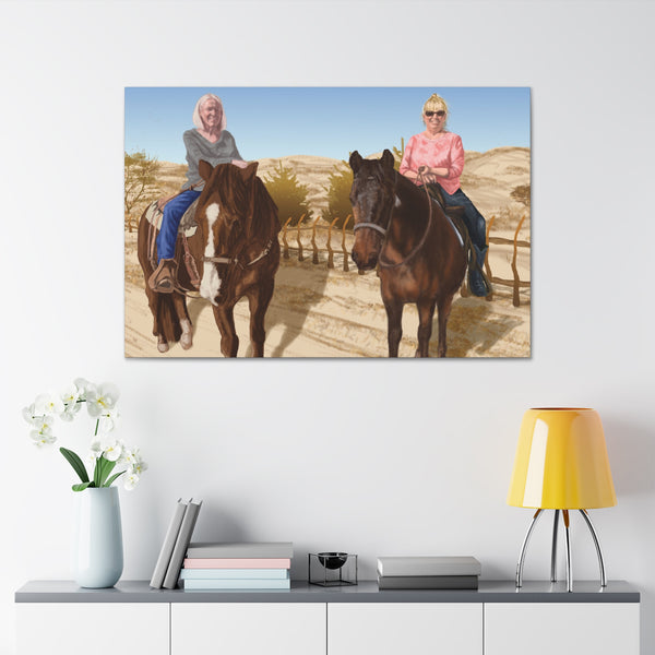 Hank and Friends Canvas Gallery Wraps