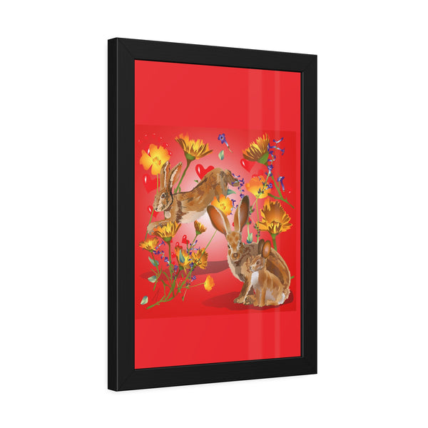 Jackrabbit Love Framed Paper Posters