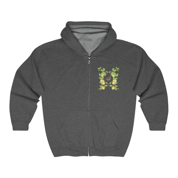 Partridge in a Pear Tree Unisex Heavy Blend™ Full Zip Hooded Sweatshirt
